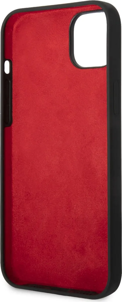 Ferrari Silicone Back Cover voor Apple iPhone 14 Plus - Bescherm je telefoon met een luxe zwarte hoes