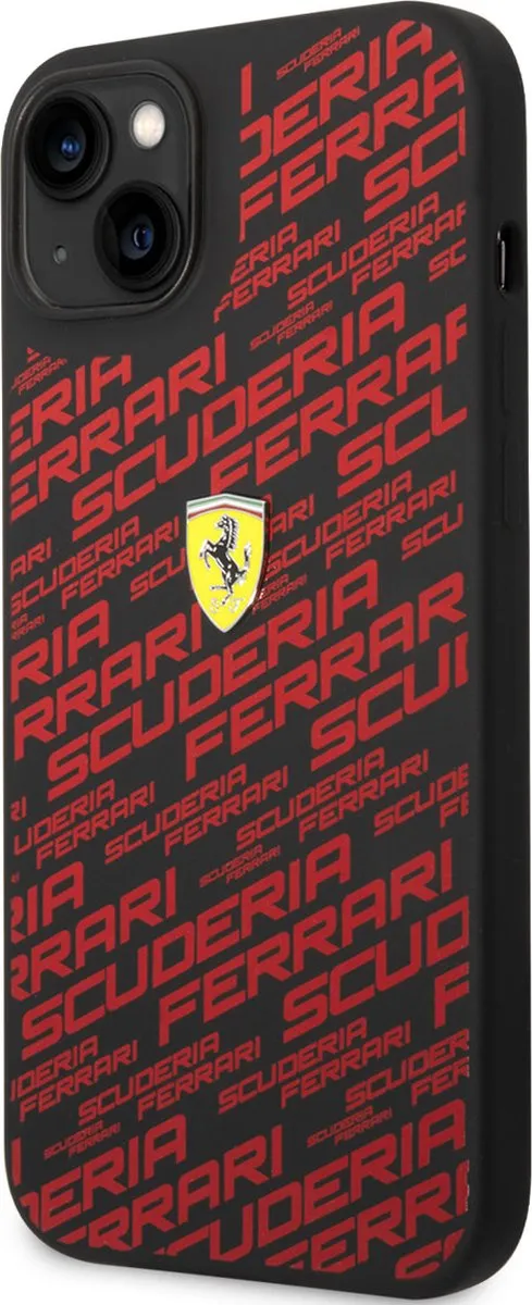 Ferrari Silicone Back Cover iPhone 14 Plus - Zwart - MPN 3666339062934 - afbeelding 6 van 6