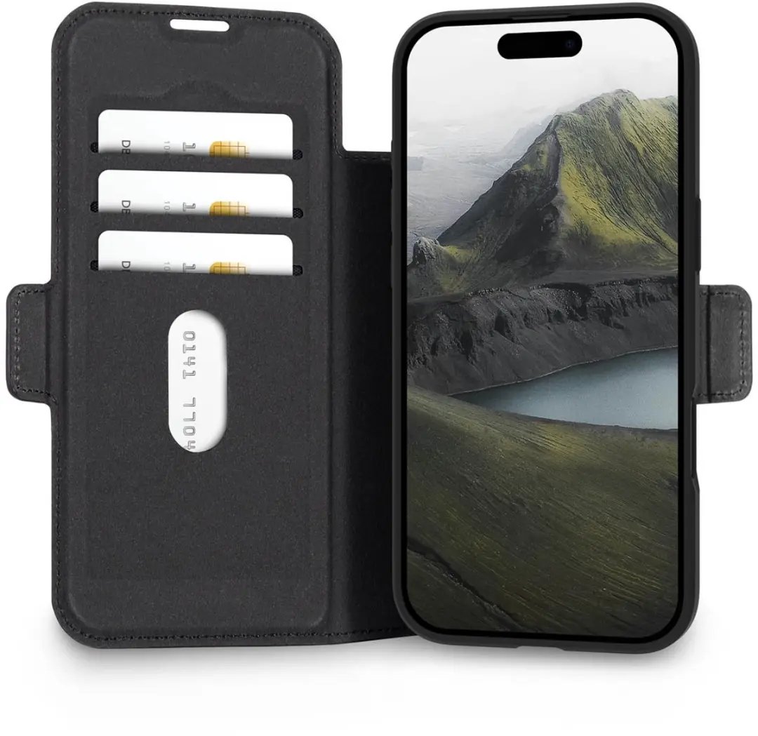 dbramante1928 Oslo Pro Bookcase OP66MSBL6809 - iPhone Air - 5 Stuks - Zwart