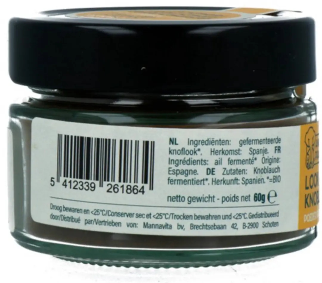 Aman Prana Zwarte Knoflookpoeder Bio 60g