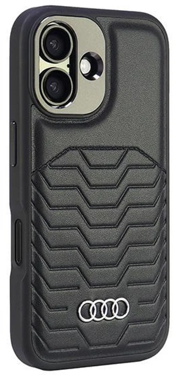 Audi Hoesje voor iPhone 16/15 MagSafe Leder - Transparent - afbeelding 4 van 6