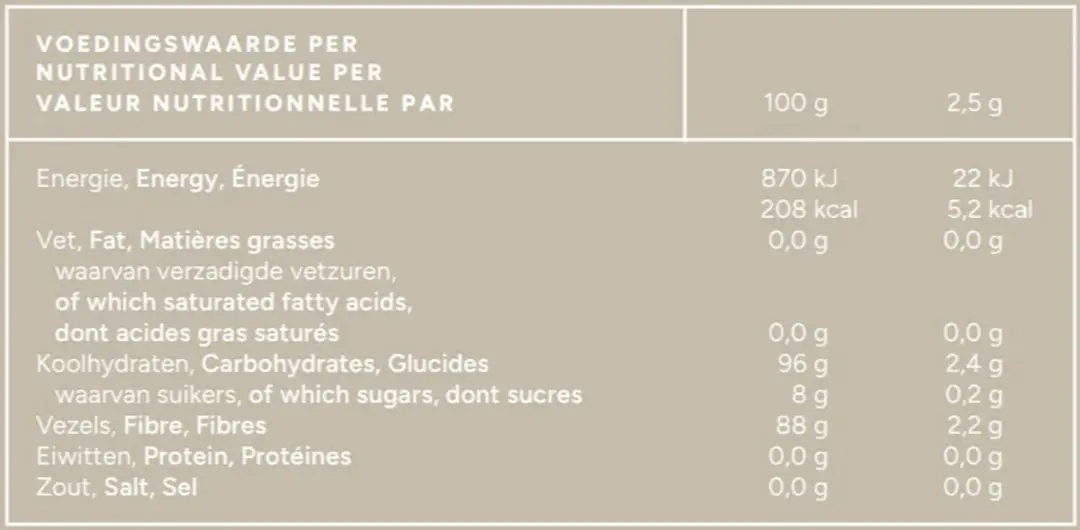 Mattisson Biologische Agave Inuline Prebiotica 200g