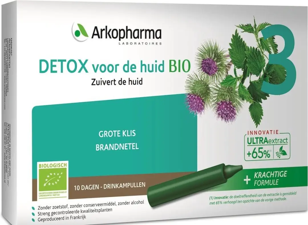 Arkopharma Arkofluids Detox Huid Bio 10 Ampullen 150g