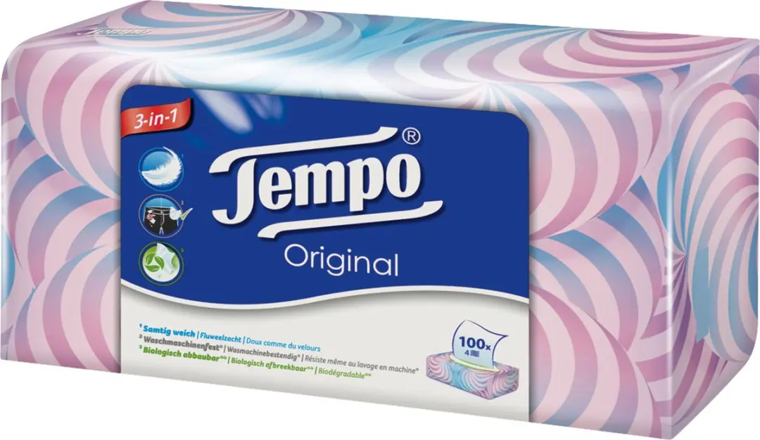 Tempo Original Box 4-laags 100 Stuks - afbeelding 6 van 6