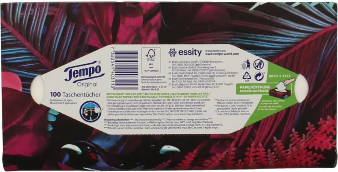 Tempo Original Box 4-laags 100 Stuks - afbeelding 4 van 6