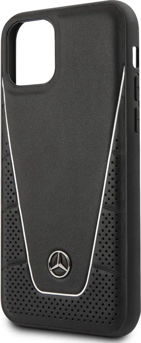 Mercedes-Benz iPhone 11 Pro Hoesje - Effen Zwart - afbeelding 6 van 6
