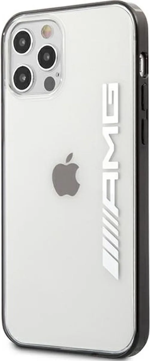 Mercedes-AMG iPhone 12 Pro Max Back Cover - Transparant Metallic Black - afbeelding 6 van 6
