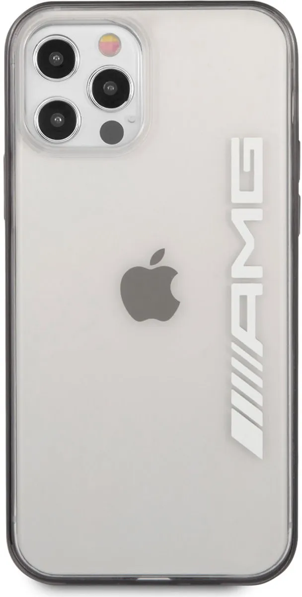 Mercedes-AMG iPhone 12 Pro Max Back Cover - Transparant Metallic Black