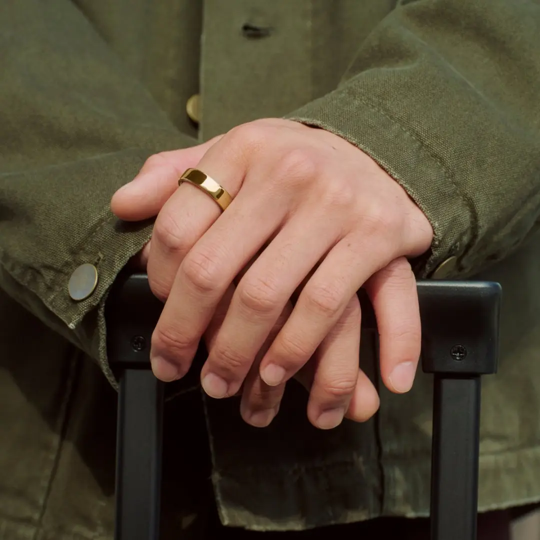 Oura Ring 5 Smartring - Maat 8 - Goud - afbeelding 4 van 6