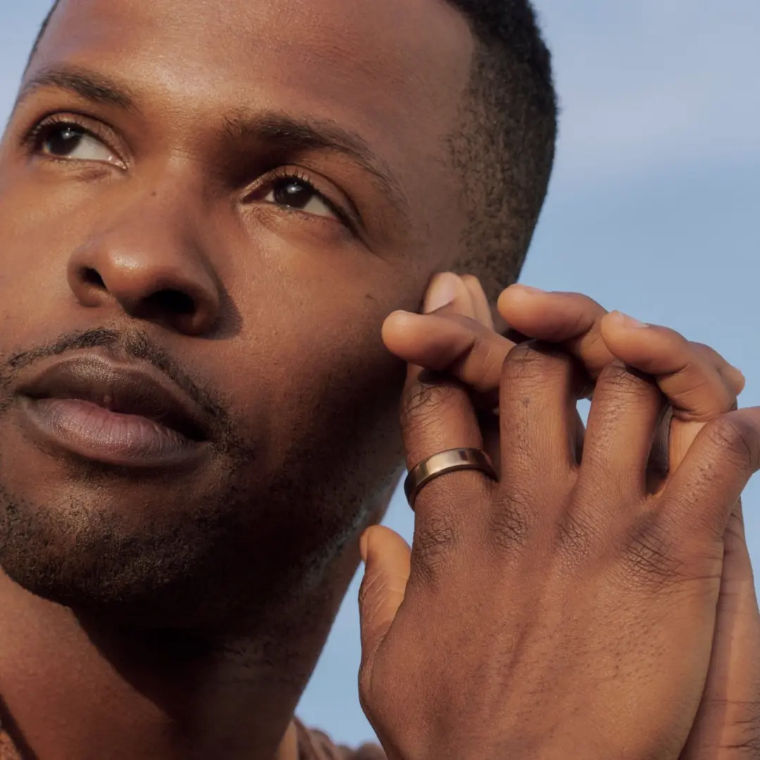 Oura Ring 5 Deep Rose - Maat 8 - Titanium - afbeelding 4 van 6