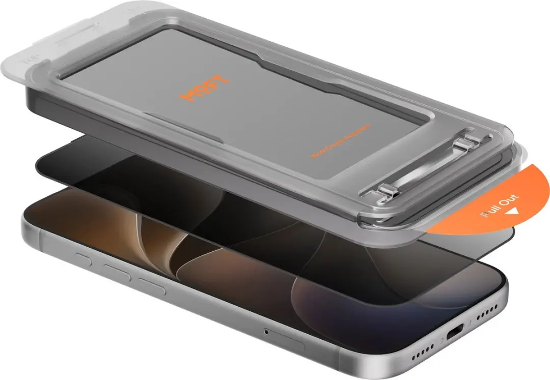 MOFT Adaptive Privacy Glas iPhone 18 Pro - 1 Stuk - afbeelding 5 van 6