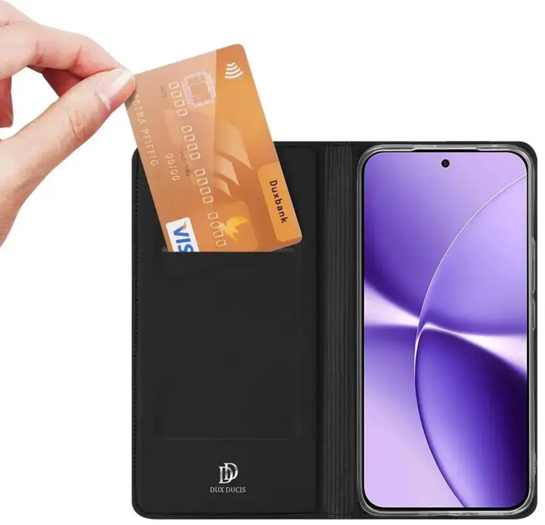 Dux Ducis Skin Pro Hoesje Xiaomi Poco X8 Pro Max - Zwart - afbeelding 4 van 6