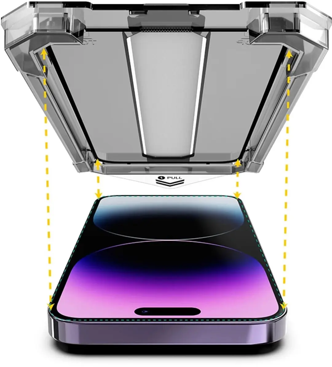 Mobile Origin Screen Guard iPhone 14 Pro - Transparant