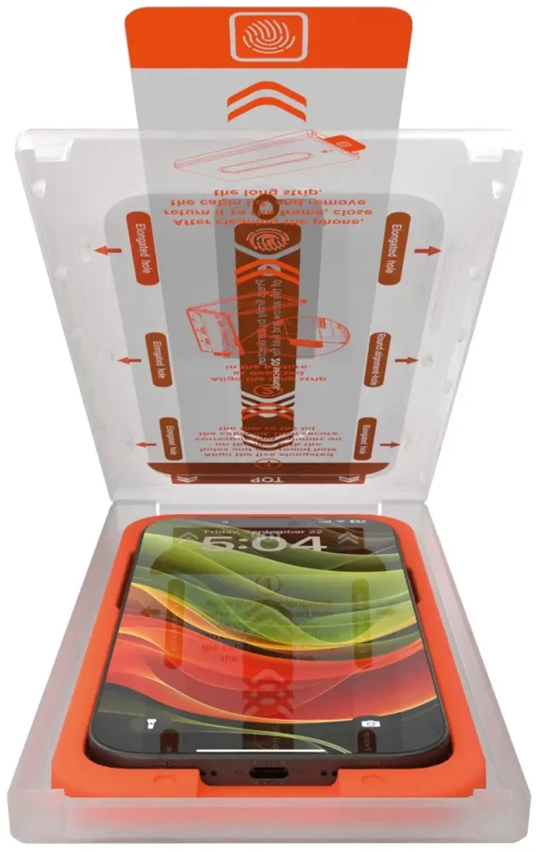 Mobile Origin Oranje Screen Guard iPhone 15 Plus - 2 Stuks