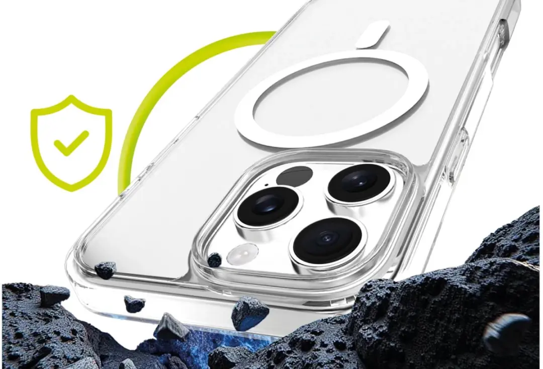Mobile Origin MagSafe Hybrid Hoesje iPhone 16 Pro - Transparant - MPN 8594215996309
