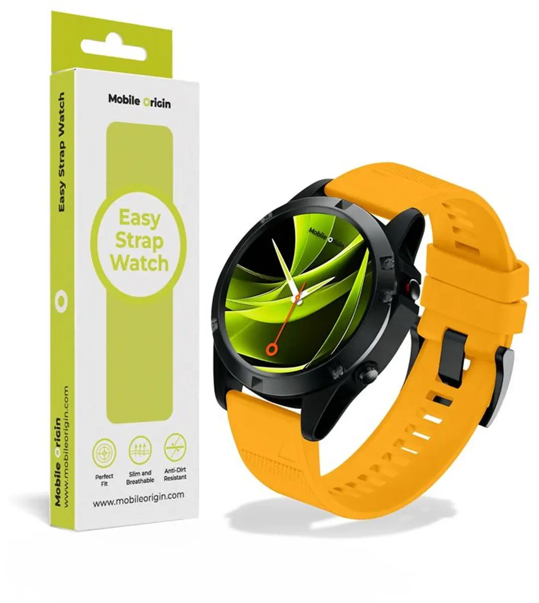 Mobile Origin Easy Strap Horloge 26Mm Geel