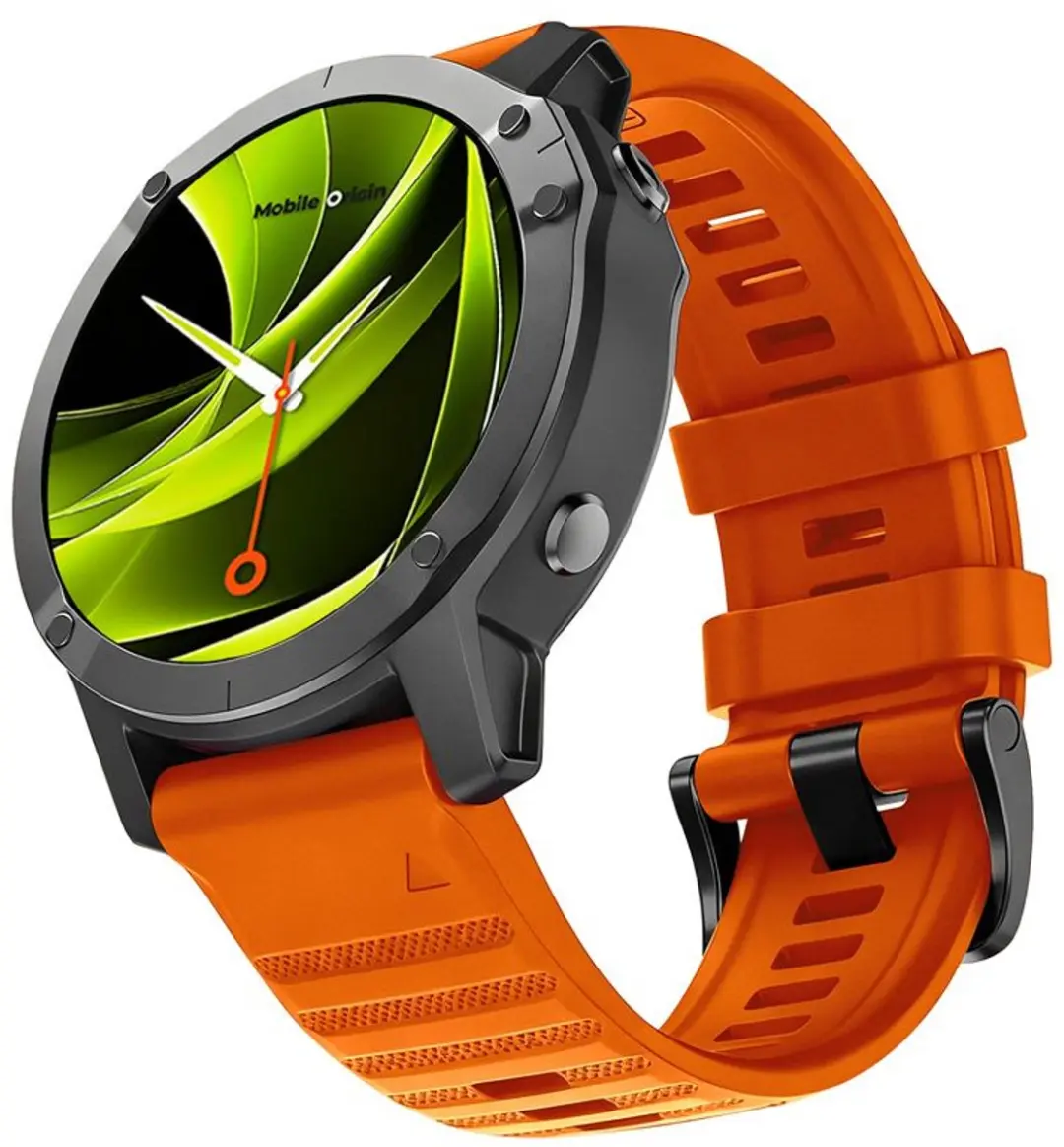 Mobile Origin Easy Strap Horlogebandje 20mm - Oranje