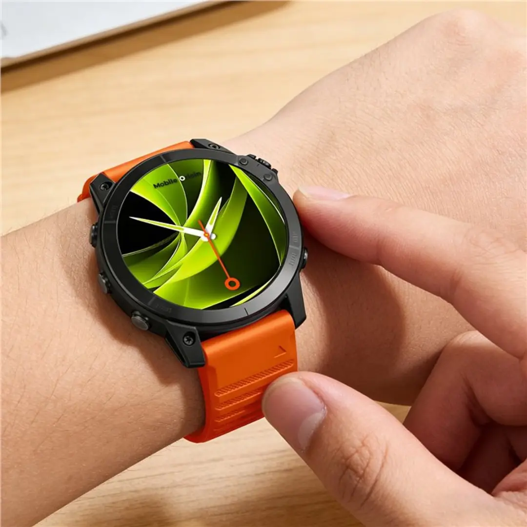 Mobile Origin Easy Strap Horlogebandje 20mm - Oranje - afbeelding 6 van 6