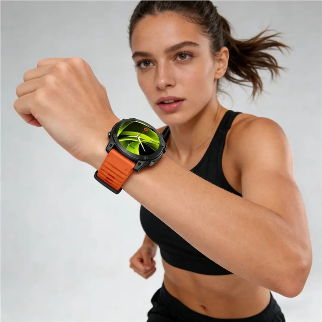 Mobile Origin Easy Strap Horlogebandje 20mm - Oranje