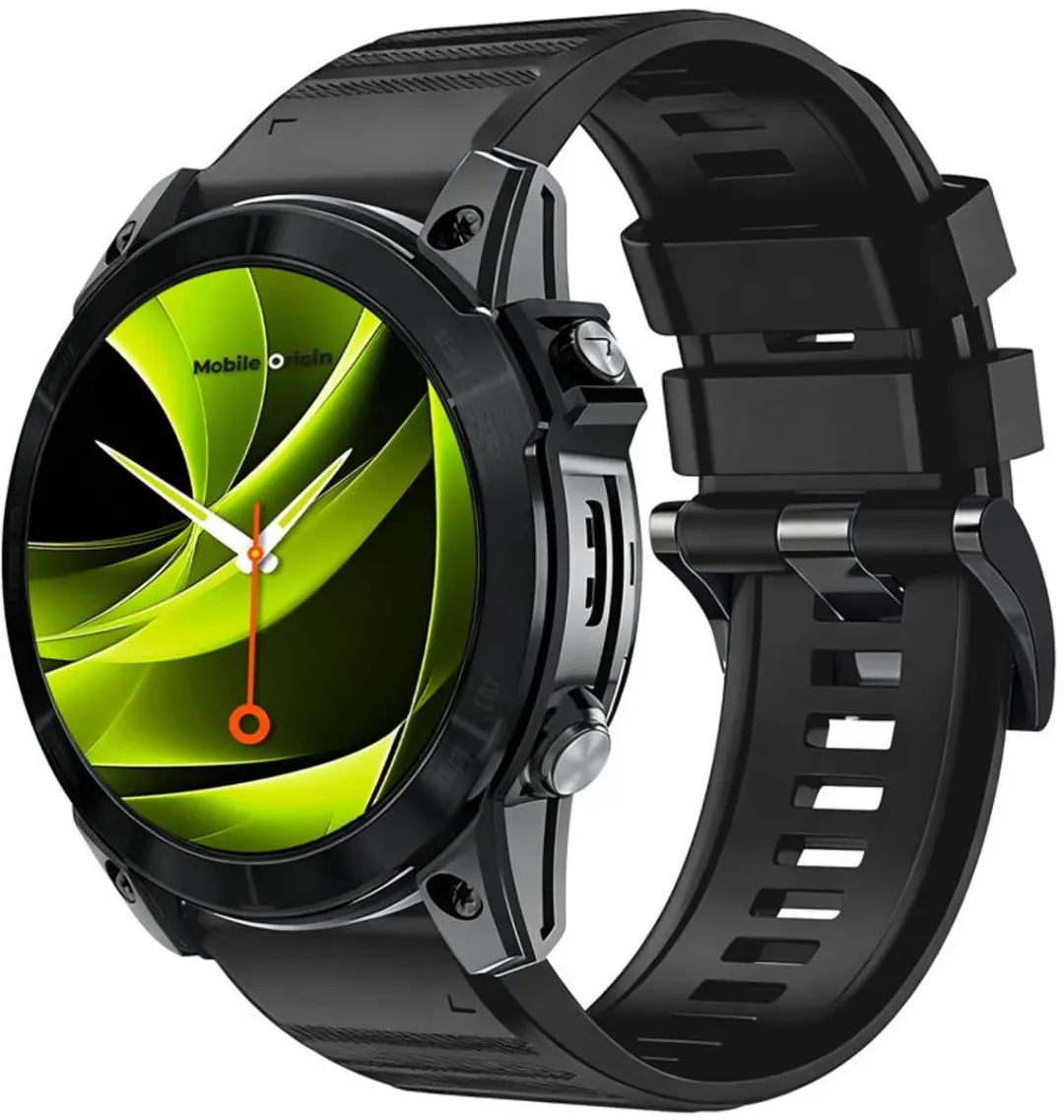 Mobile Origin Easy Strap Horlogebandje 20mm - Zwart