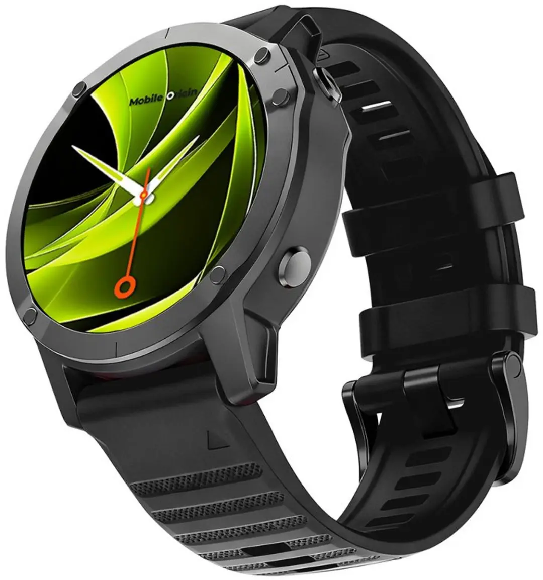 Mobile Origin Easy Strap Horlogebandje 20mm - Zwart