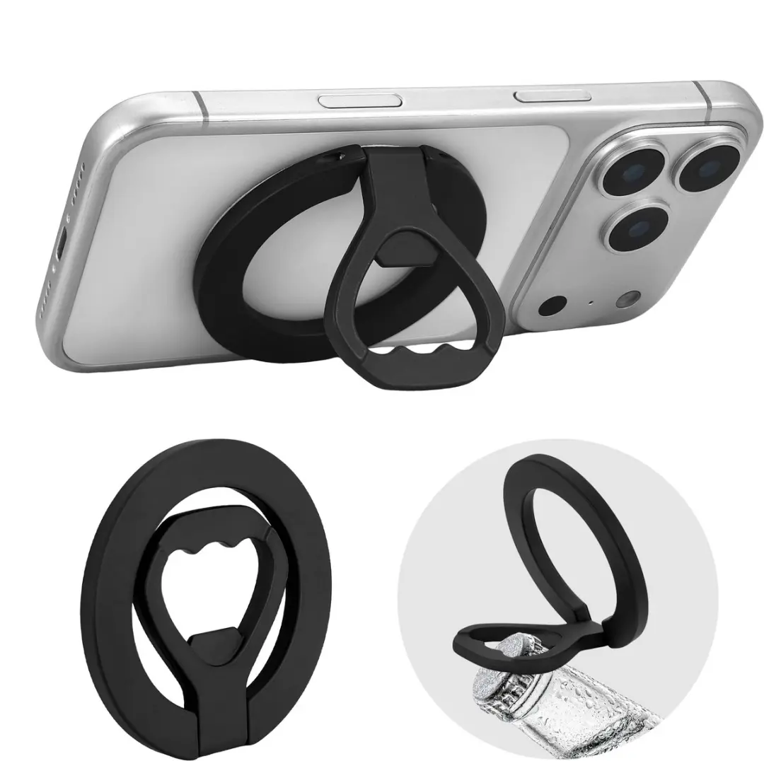 My Style MagPop MagSafe Compatible Zinc Alloy Bottle Opener Black