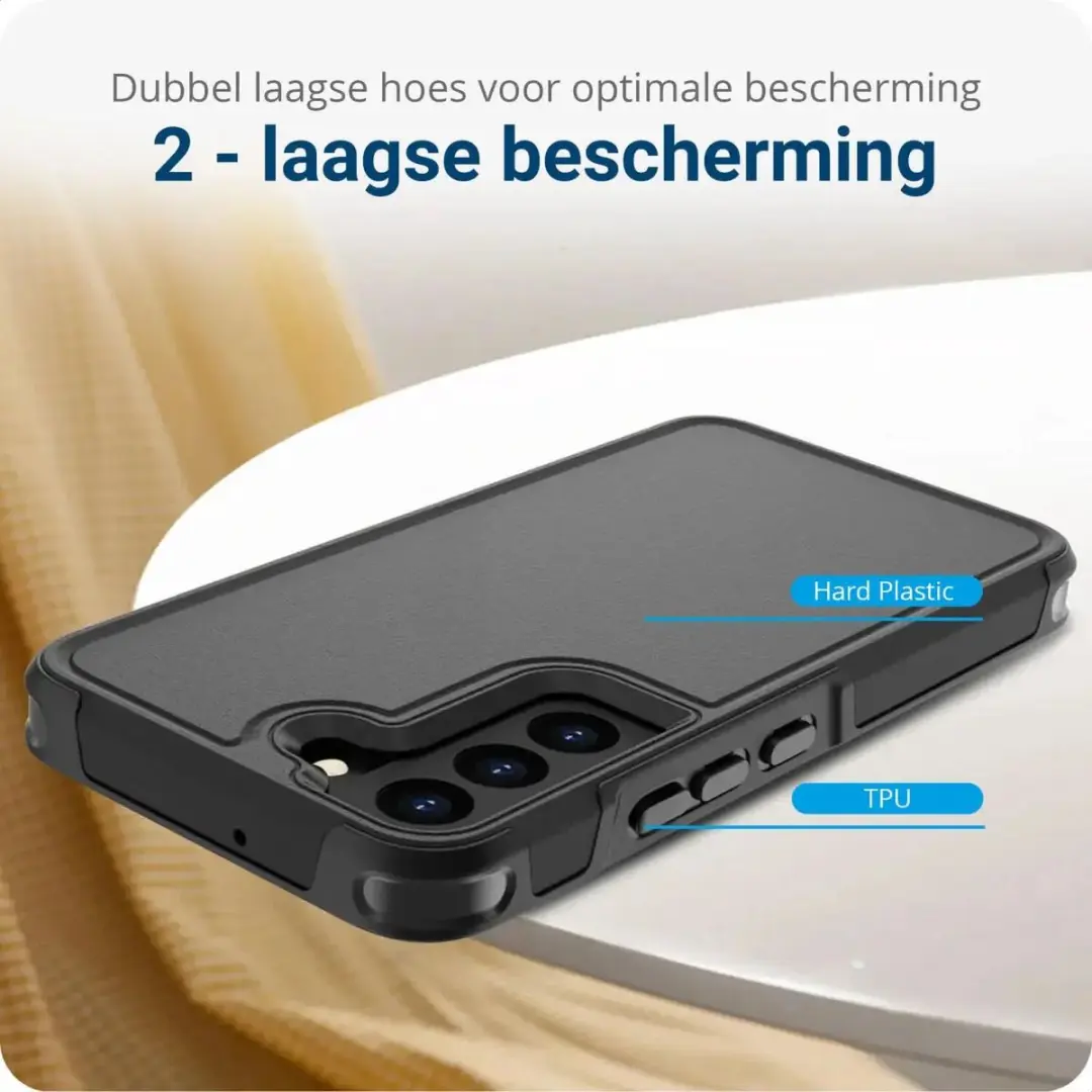 Selected Hoesje Samsung Galaxy S22 MagSafe Dual-Layer Zwart - afbeelding 6 van 6