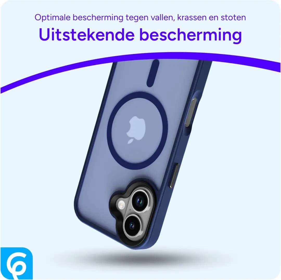 Selected iPhone 17 Hoesje - MagSafe/Qi2 - Donkerblauw - afbeelding 3 van 6