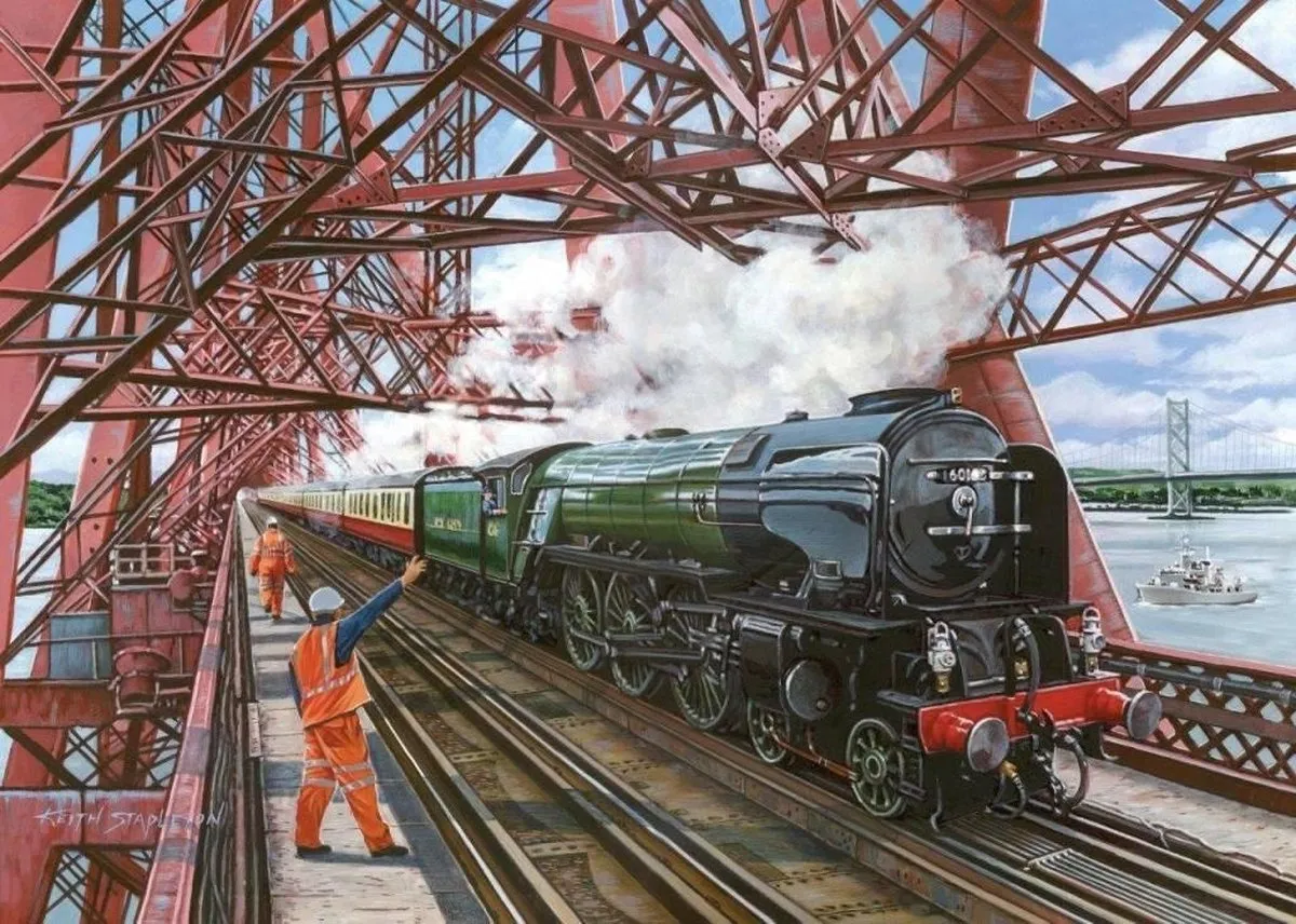 House Of Puzzles Crossing The Forth - HP0444 500-delig Puzzel - Multicolor
