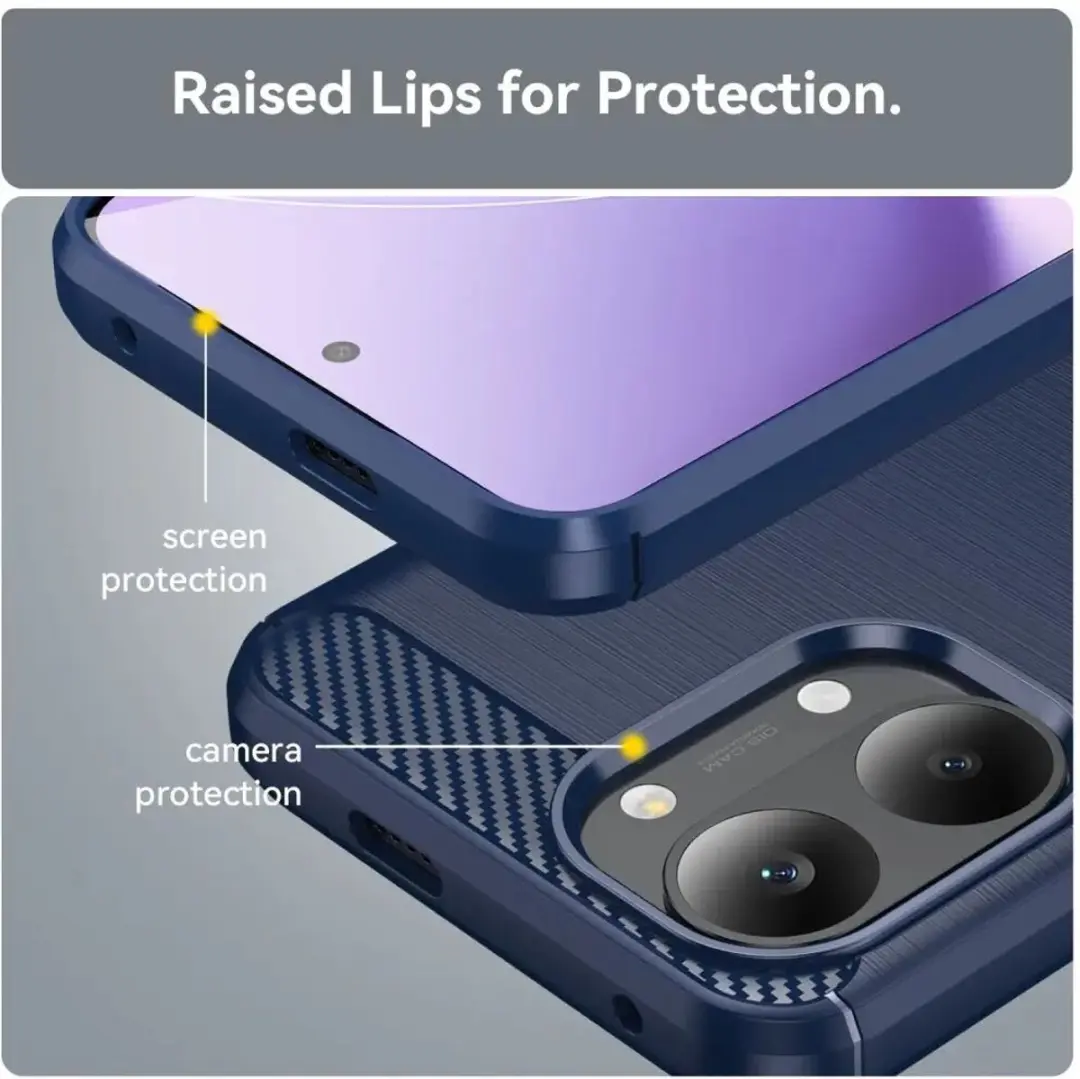 Selected TPU Hoesje Xiaomi Poco X8 Pro Max - Blauw - afbeelding 5 van 6