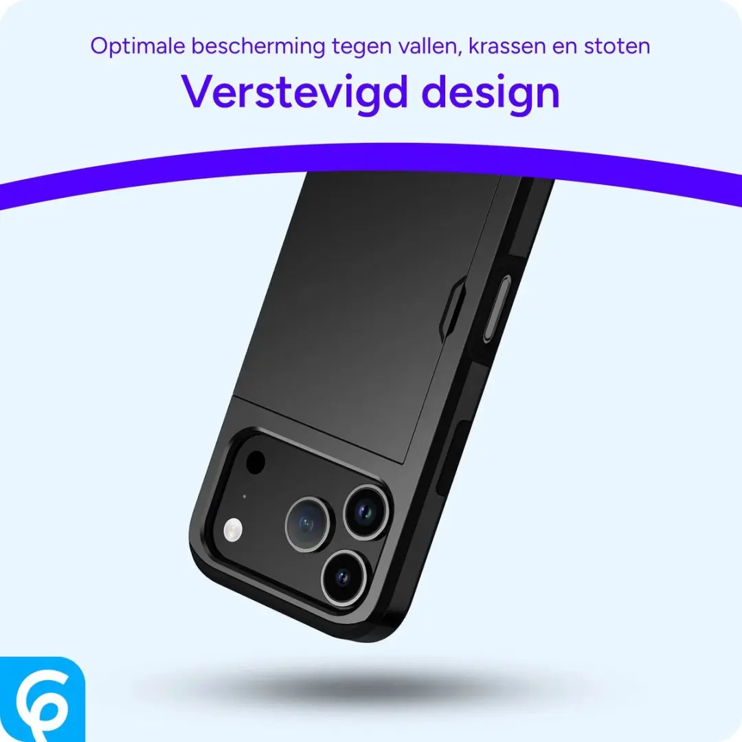 Selected Hoesje iPhone 18 Pro Max - Kaarthouder 2 Stuks - Zwart - afbeelding 2 van 6