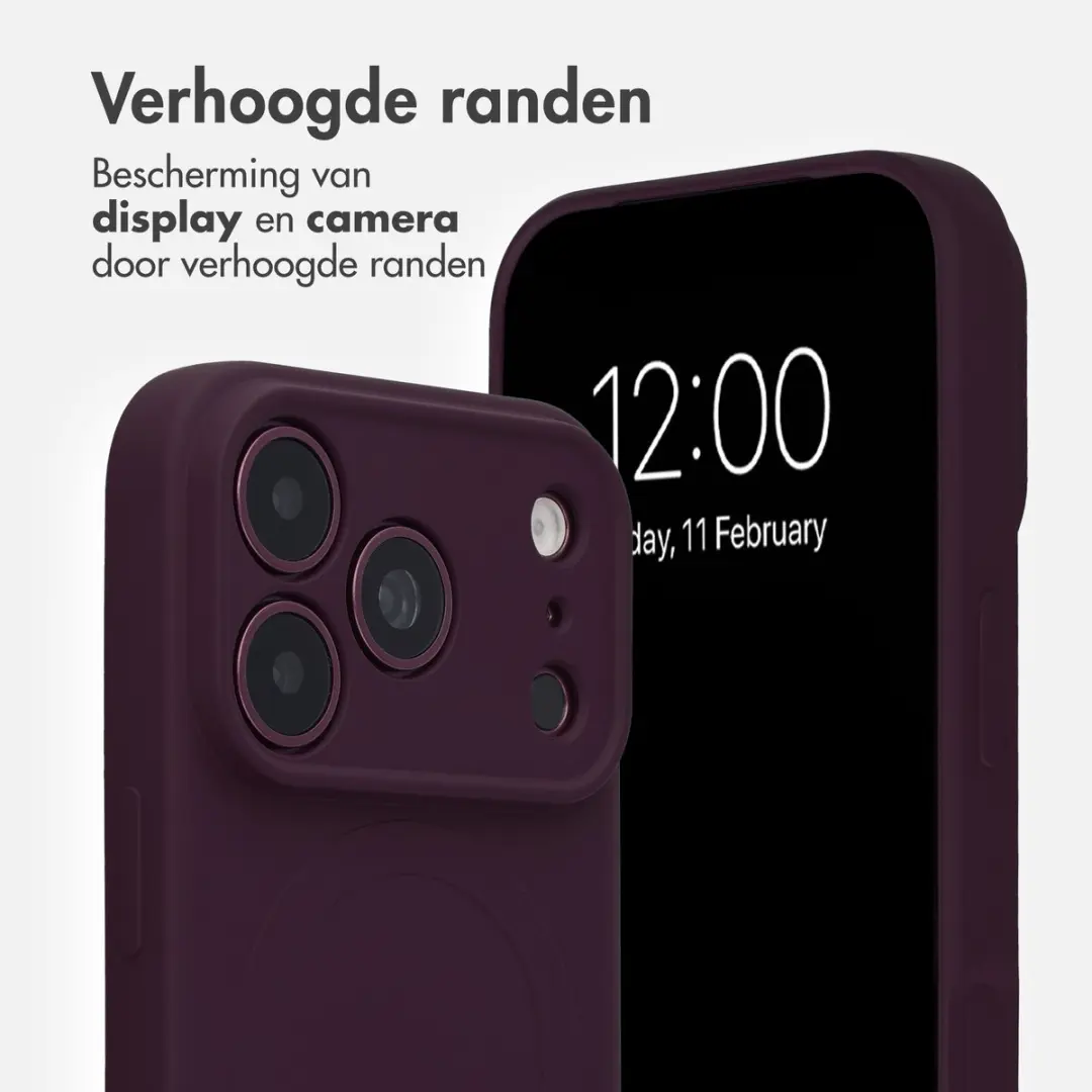 Imoshion Hoesje iPhone 18/17 Pro Max - Bordeaux MagSafe - afbeelding 4 van 6