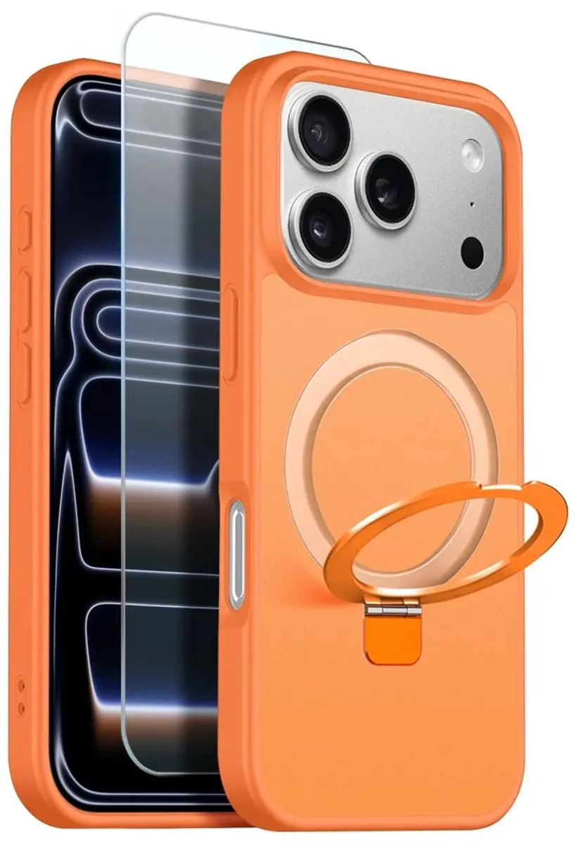 NORTHJO Geschikt voor iPhone 18 Pro / Geschikt voor iPhone 17 Pro hoesje met mag