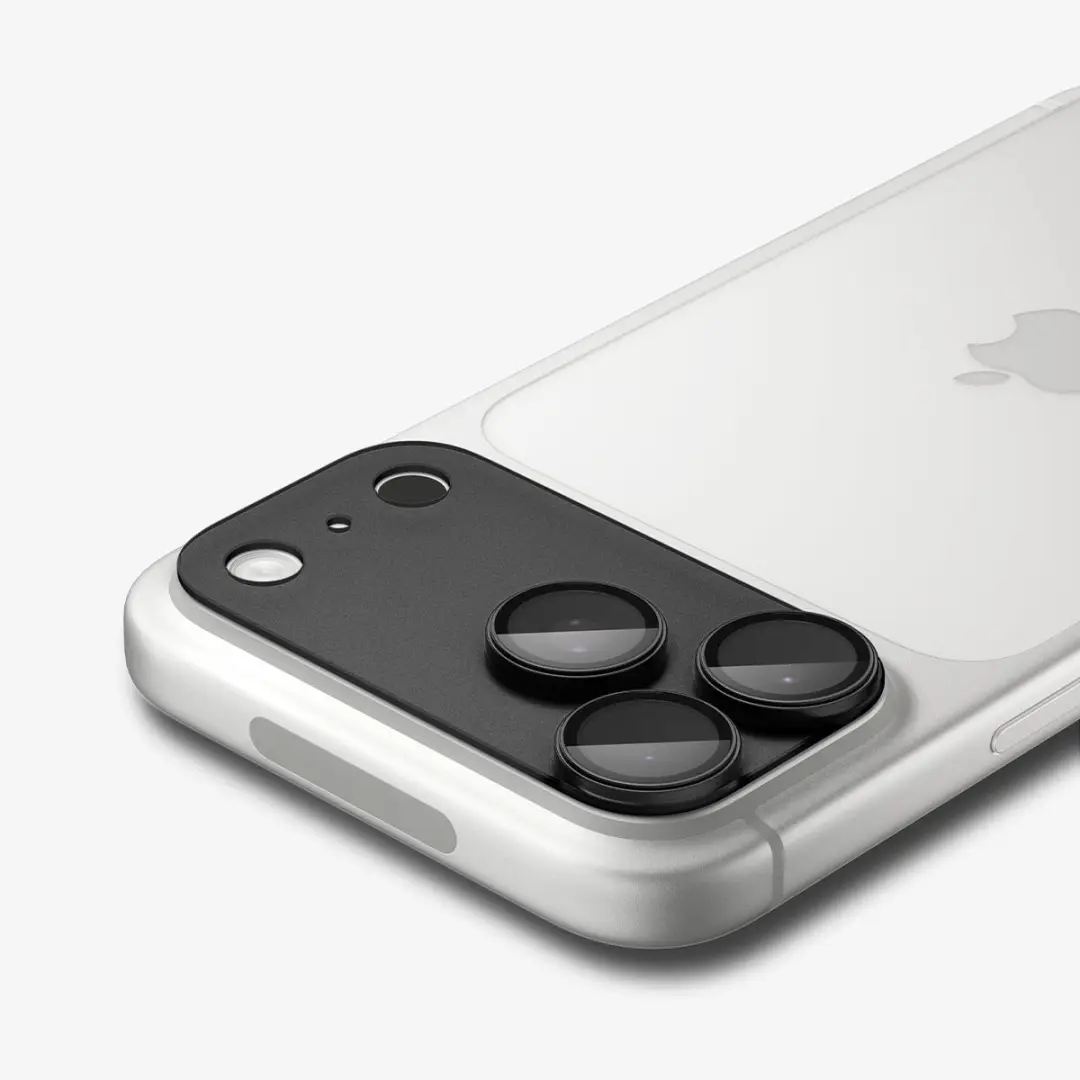 Spigen AGL12039 Camera Beschermer iPhone 18 Pro Max - Donker Grijs - afbeelding 2 van 6