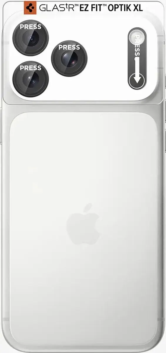 Spigen AGL12039 Camera Beschermer iPhone 18 Pro Max - Donker Grijs - afbeelding 5 van 6