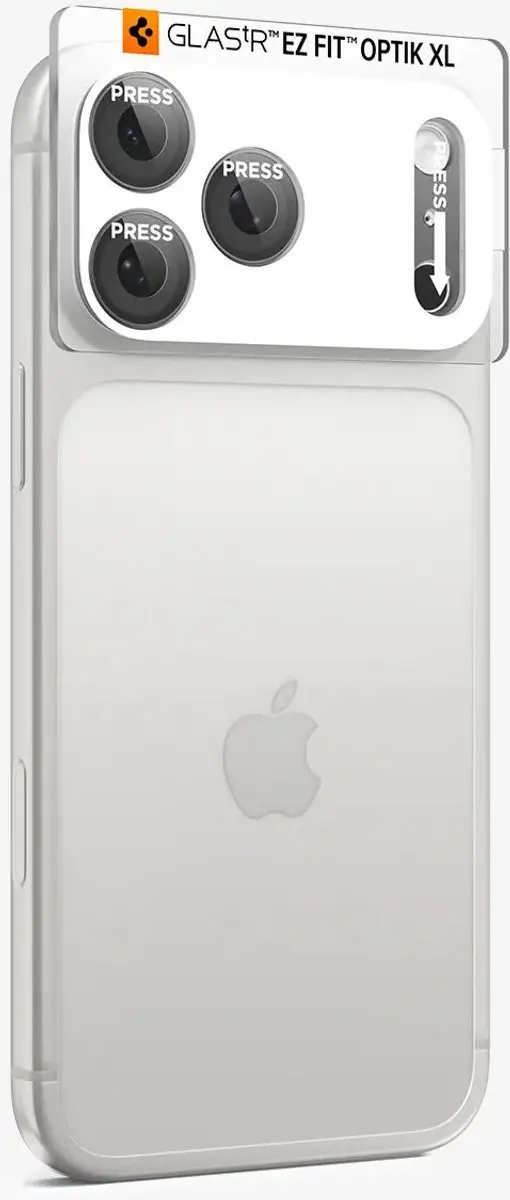 Spigen AGL12039 Camera Beschermer iPhone 18 Pro Max - Donker Grijs - afbeelding 6 van 6
