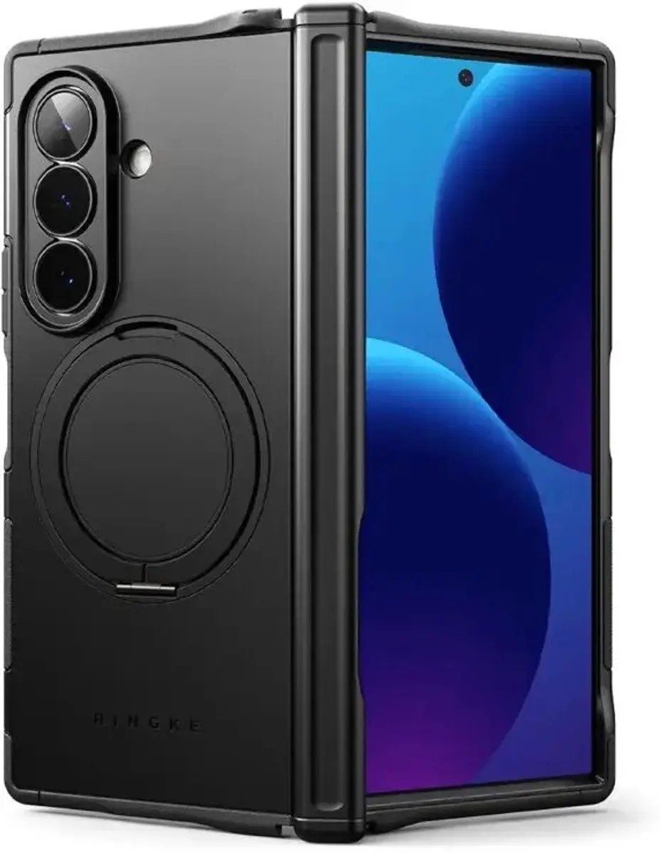 Ringke Hoesje Samsung Galaxy Z Fold8 Ultra - MagSafe - Rugged Zwart - afbeelding 4 van 6