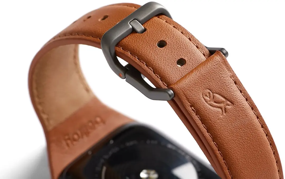 Bellroy Classic Horlogeband Large - Apple Watch 44-49mm - Oranje - afbeelding 4 van 6