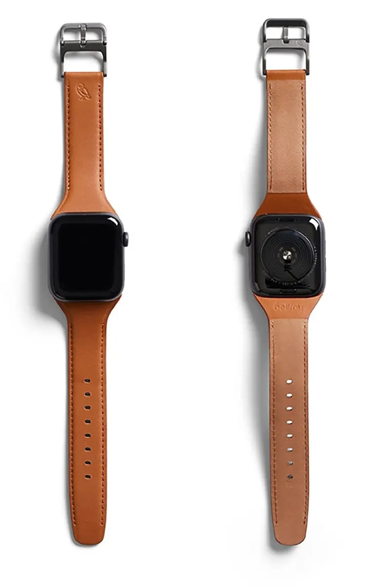 Bellroy Classic Horlogeband Large - Apple Watch 44-49mm - Oranje - afbeelding 5 van 6