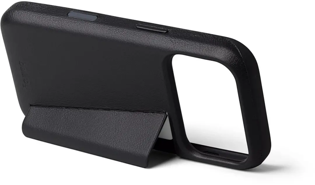 Bellroy Full Lederen 3 Card iPhone 18 Pro Portemonnee - Zwart - afbeelding 3 van 6
