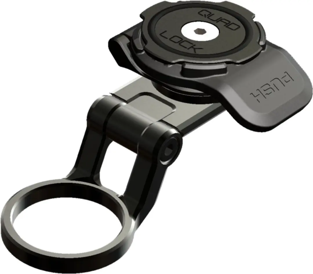 Quad Lock Fiets Telefoonhouder Stuurpendopbevestiging - Zwart - afbeelding 5 van 6
