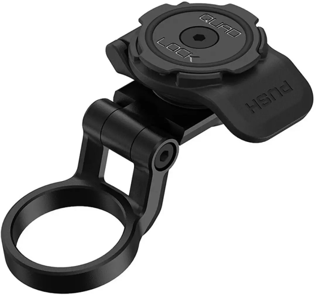 Quad Lock Fiets Telefoonhouder Stuurpendopbevestiging - Zwart - afbeelding 6 van 6