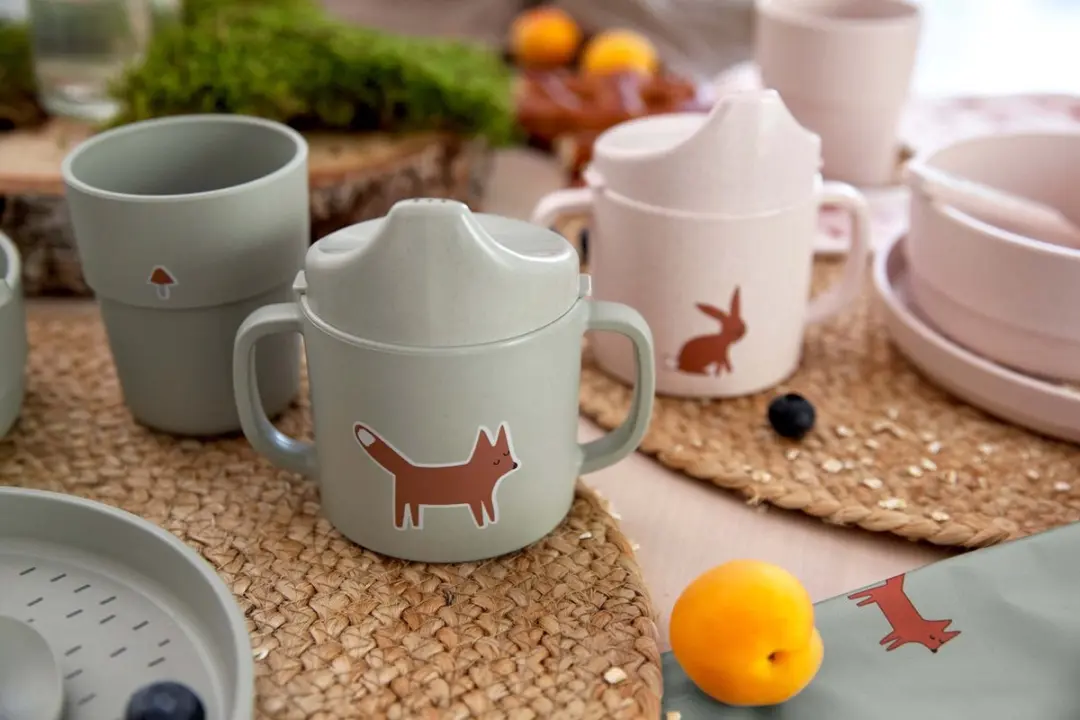 Lässig Cellulose Little Forest Fox Beker - Groen