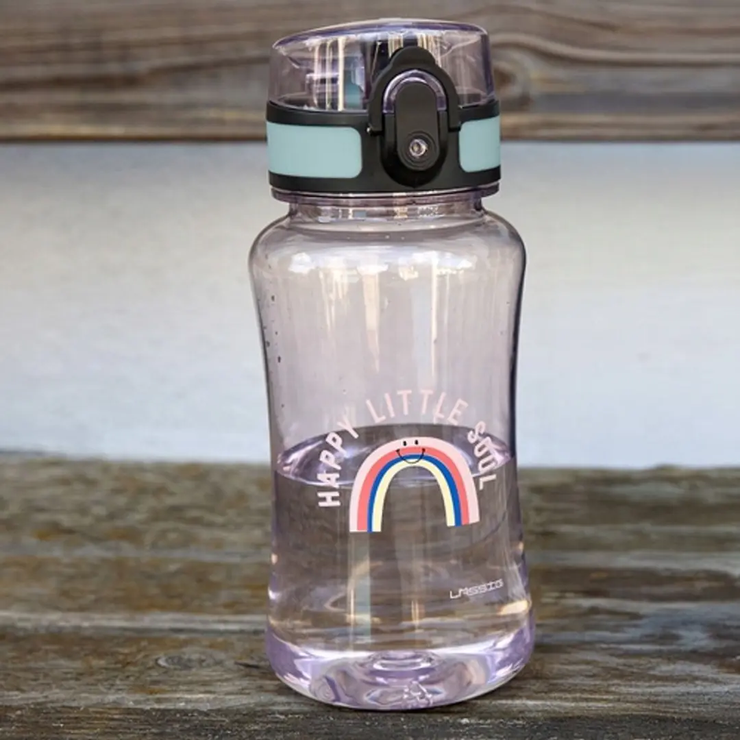 Lassig Tritan Bidon 420ml Tiny Outdoor Regenboog - BPA-vrij
