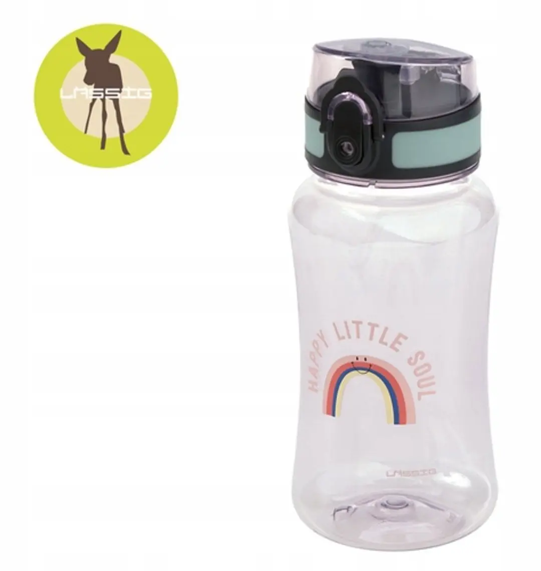 Lassig Tritan Bidon 420ml Tiny Outdoor Regenboog - BPA-vrij
