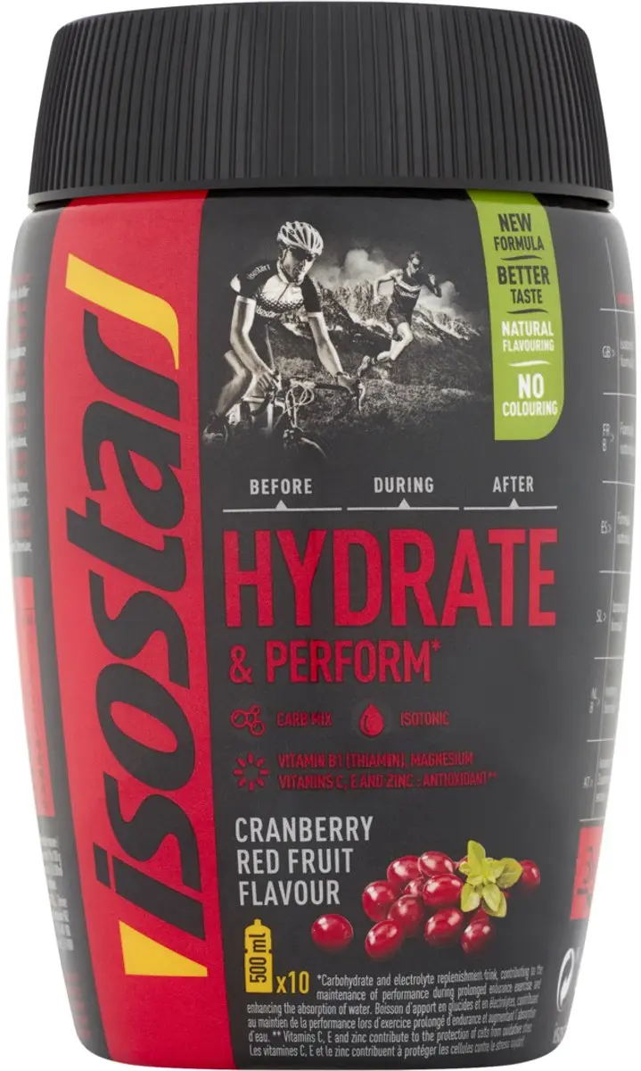 Isostar Cranberry Isotone Sportdrank 500ml - 10 Stuks