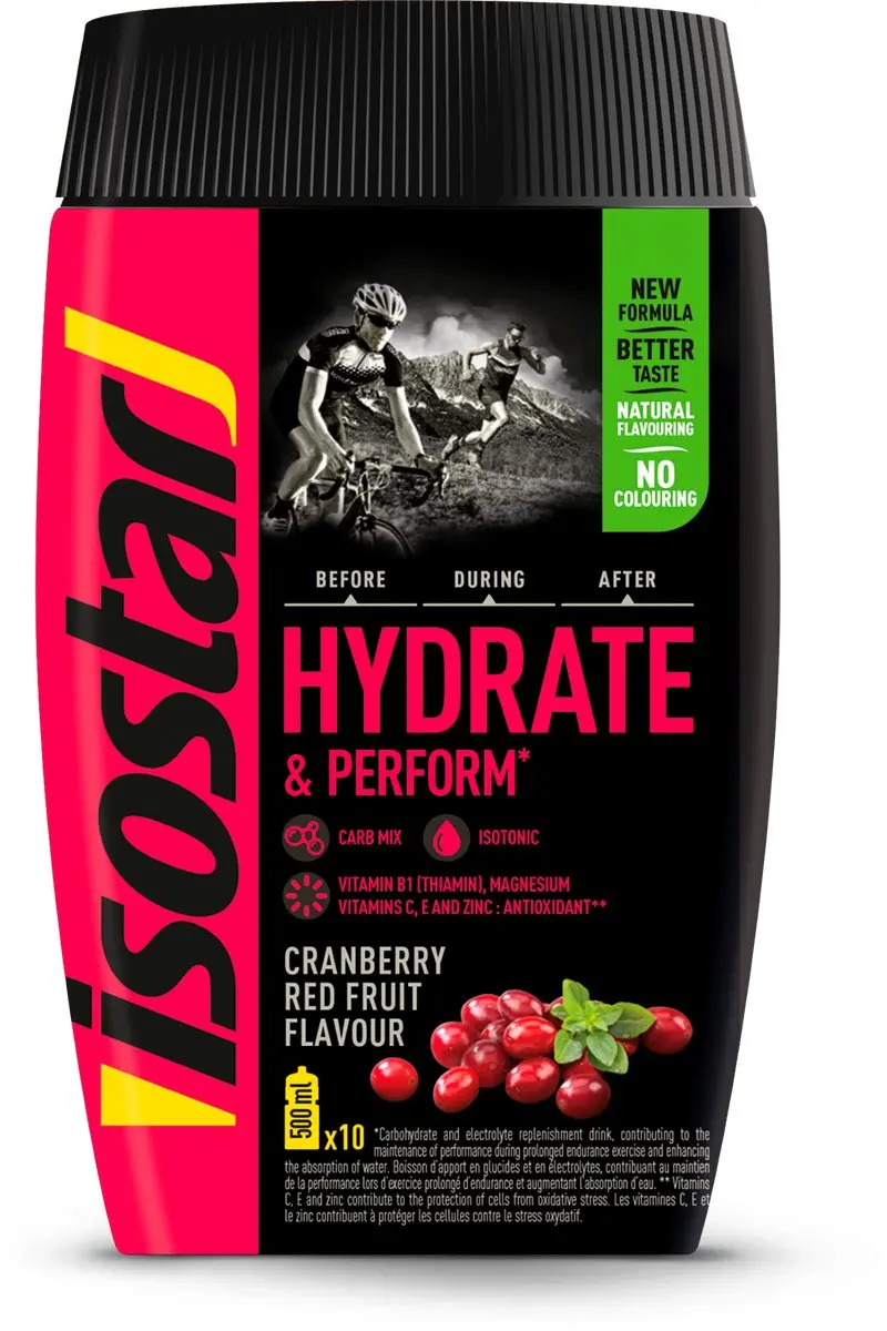 Isostar Cranberry Isotone Sportdrank 500ml - 10 Stuks