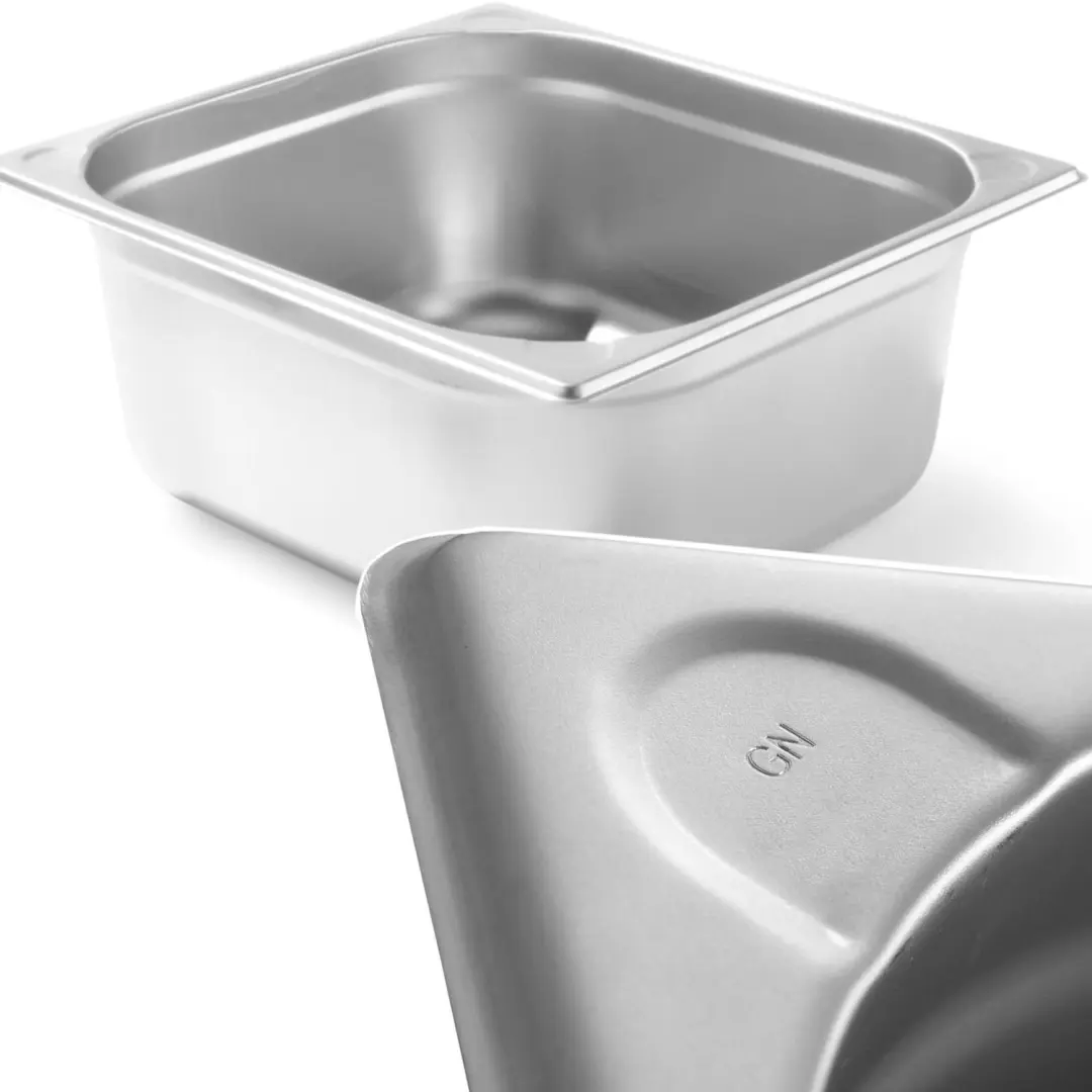 Hendi GN 2/3 RVS Bak 200mm Stapelbaar Vaatwasserbestendig