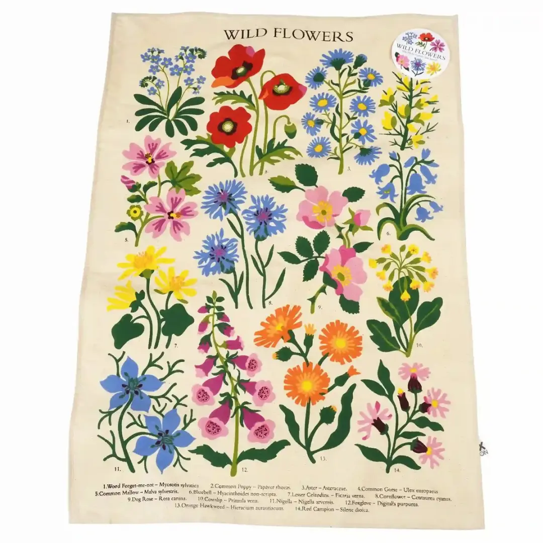 Rex London Vaatdoek Wild Flowers - Beige