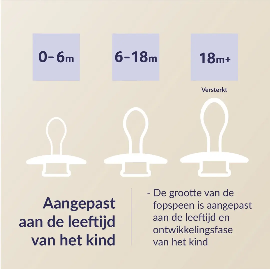 Difrax LOVI Fopspeen Dynamisch 18+ Maanden - 2 Stuks - afbeelding 4 van 6